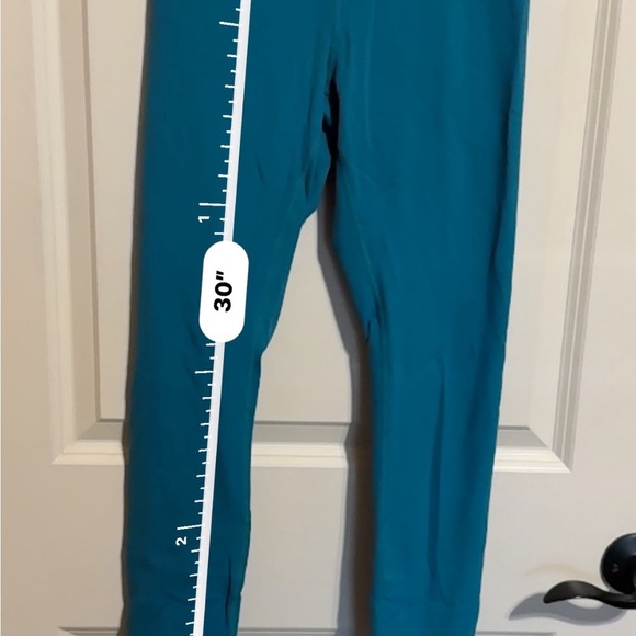 Blue High-Waisted Athletic Leggings Girls Size S/M - Picture 6 of 7